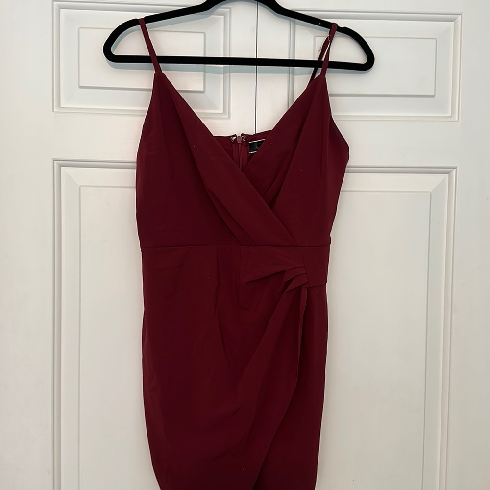 Wine Red Dress